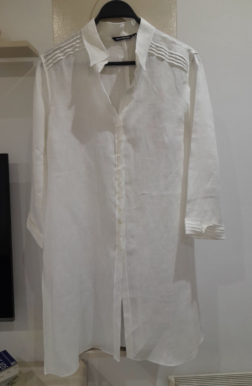 Chemise vrai lin longue 