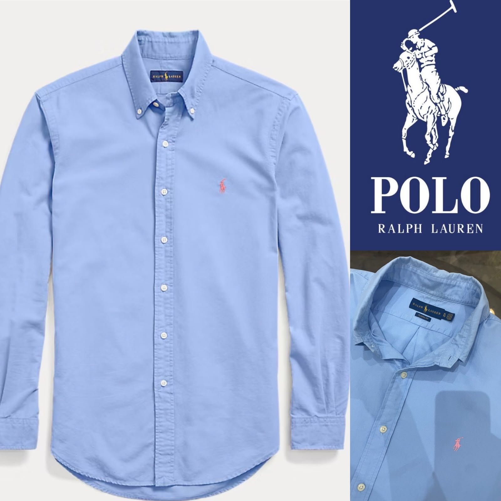 Chemise Ralph Lauren authentique neuf tres chic 🩵🩵🩵💦💦💦