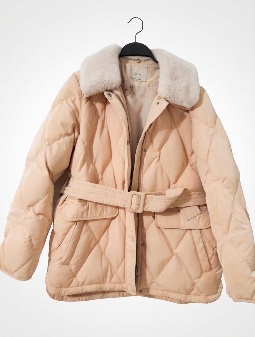 Veste doudoune dafdoufa avec forurre demontable neuf tres chic et bonne qualité 