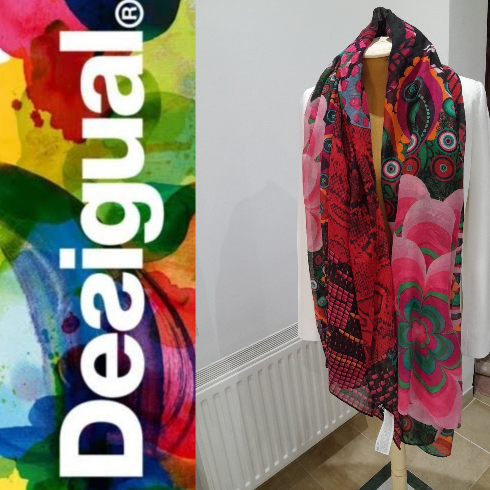Echarpe Desigual authentique neuf 