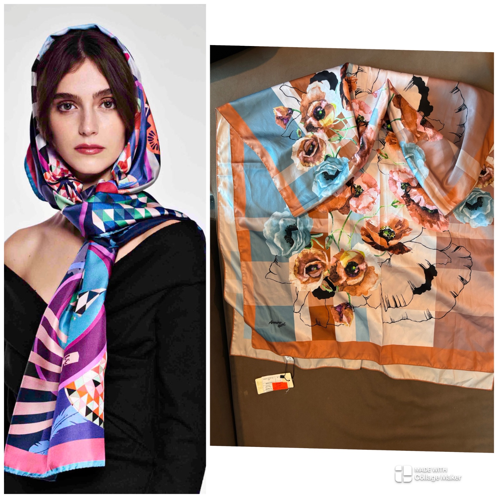 Foulard à motifs 