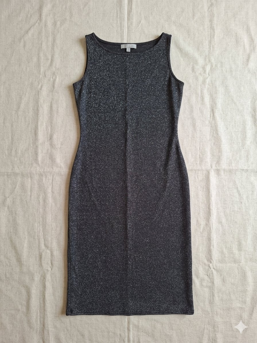 Robe gris métallique 