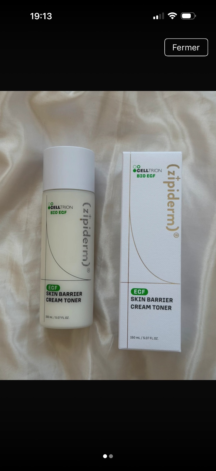 Zipiderm - EGF Skin Barrier Cream Toner