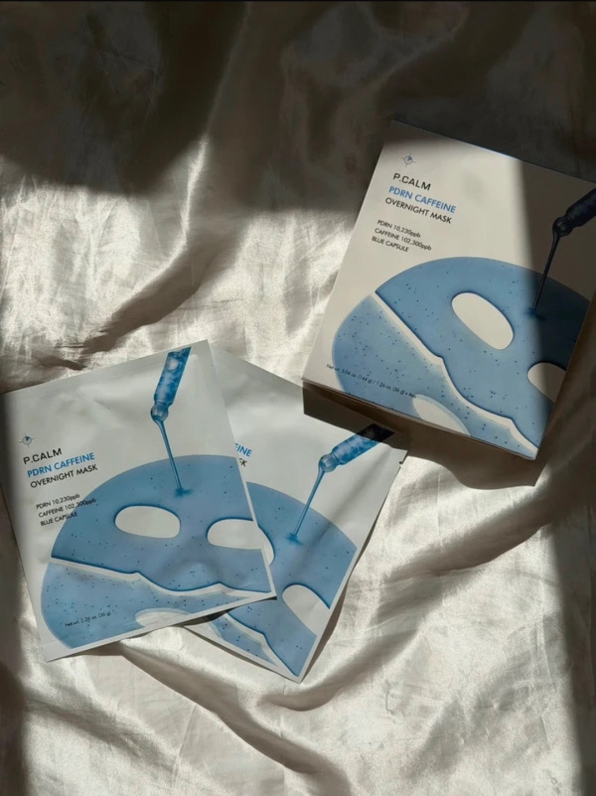 [lot de 2 1 P.CALM - Masque de nuit à la caféine