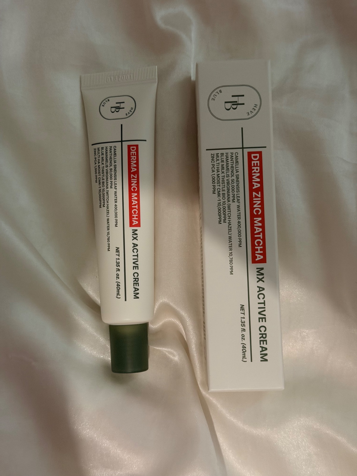 Heveblue - Derma Zinc Matcha MX Active Cream