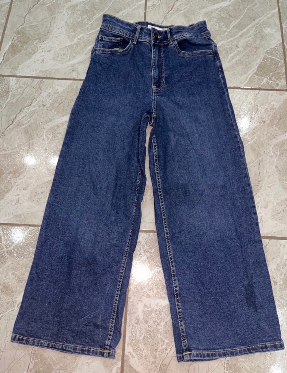 Jean filles wide leg 