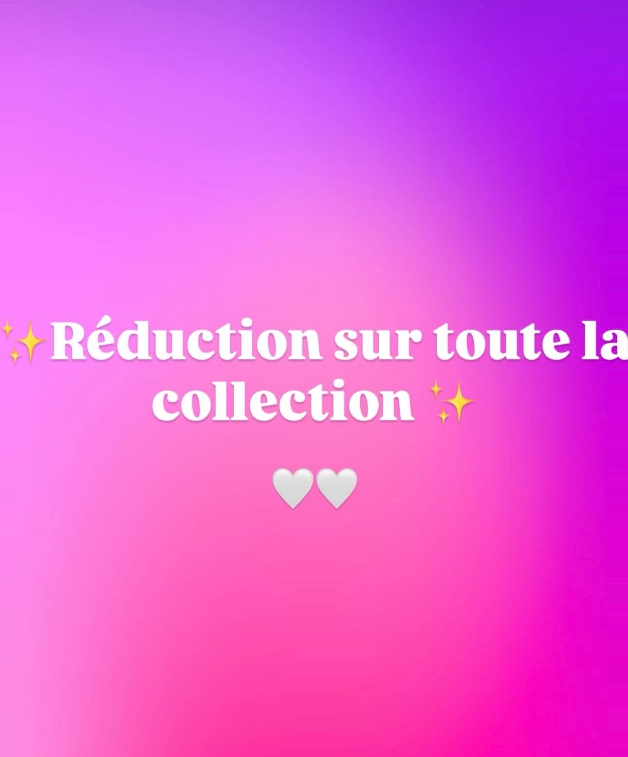 Reduction sur tout les articles profitez les filles