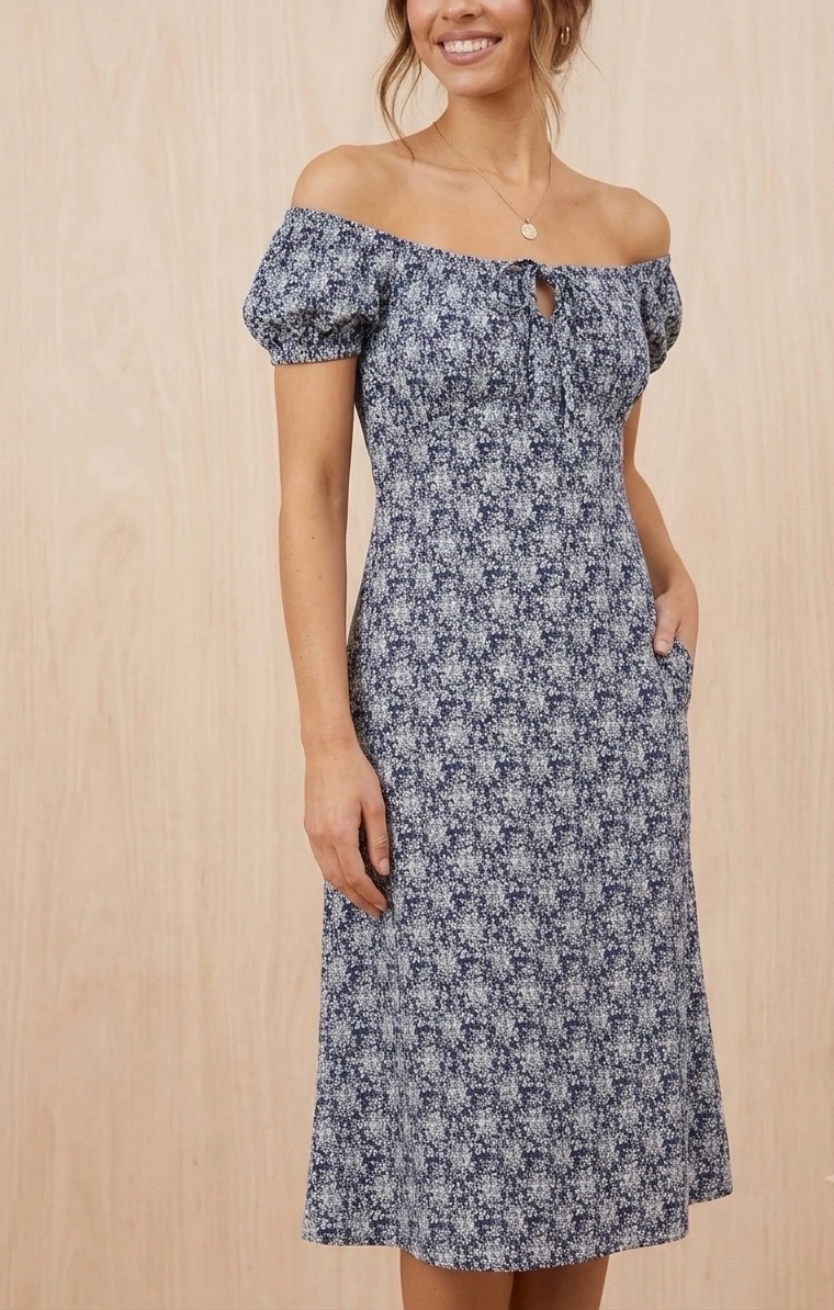 Floral Midi Dress 🌸