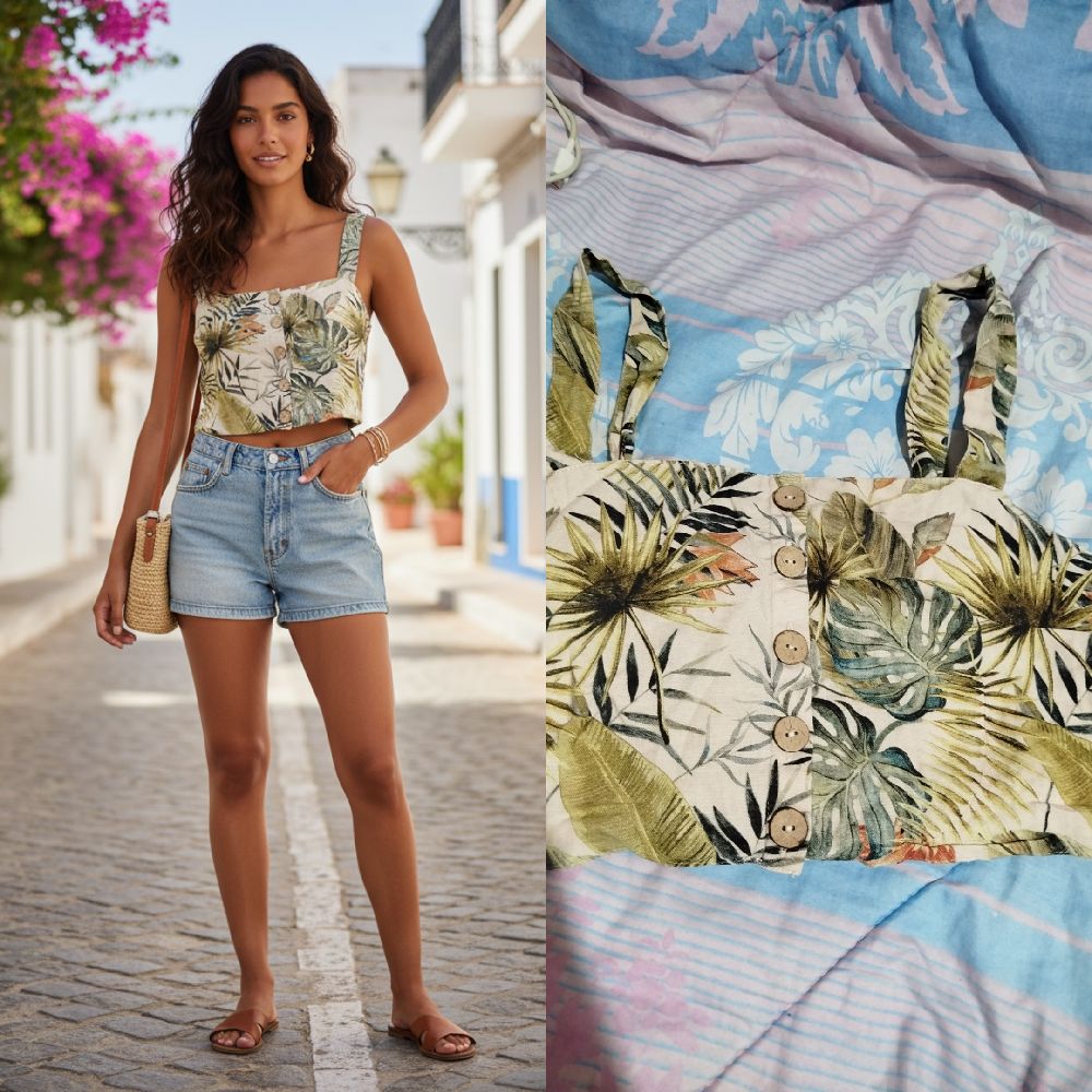 Crop top Stradivarius 