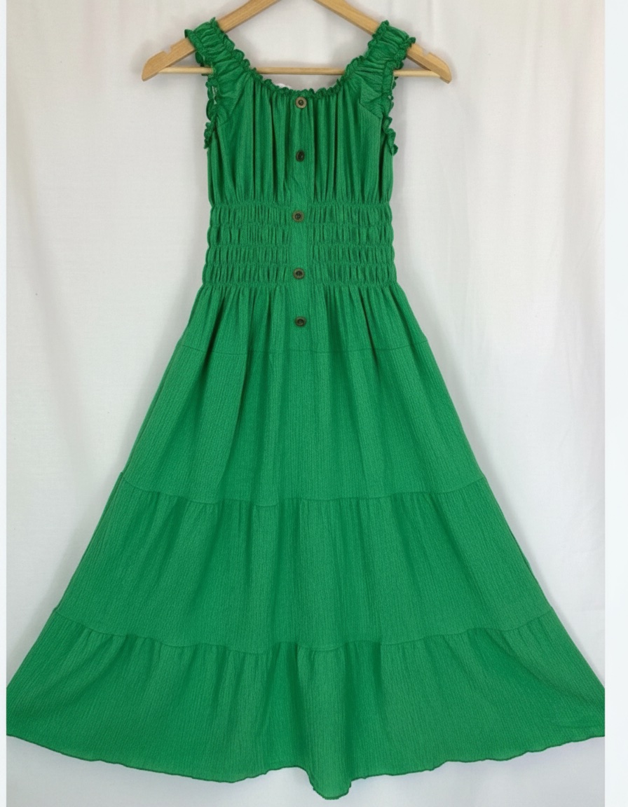 Très belle robe verte