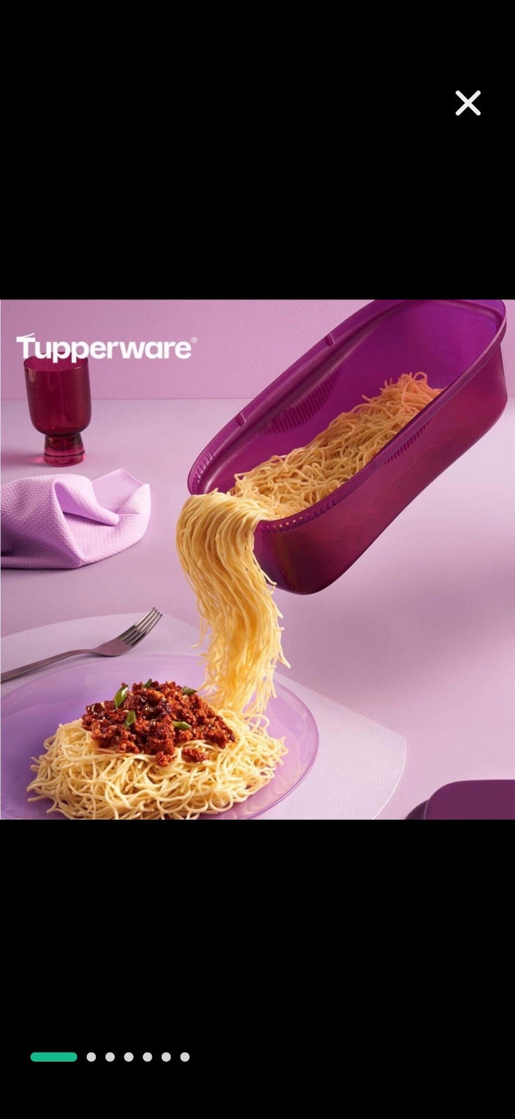 Cuisseur pasta tupperware