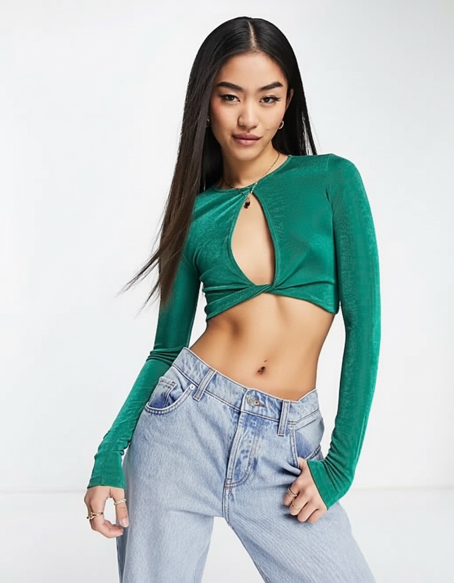 Crop Top Emeraude