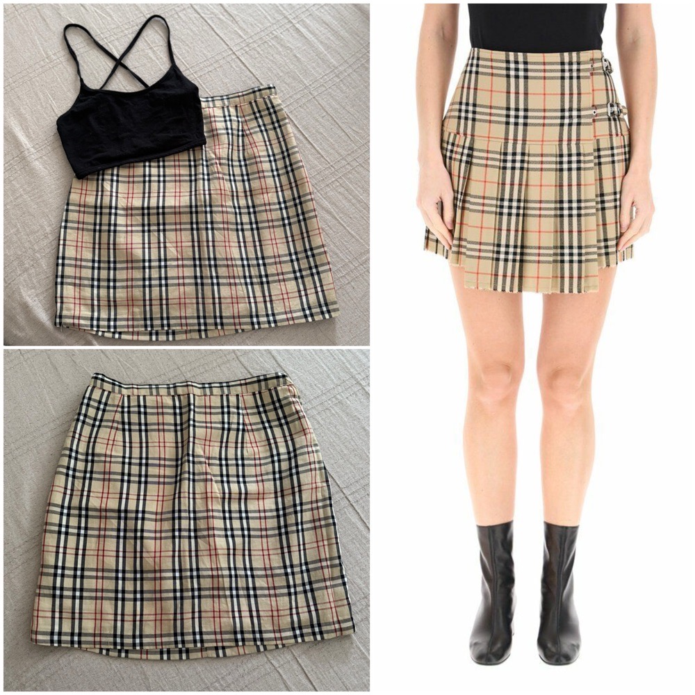 Jupe taille s modèle burberry