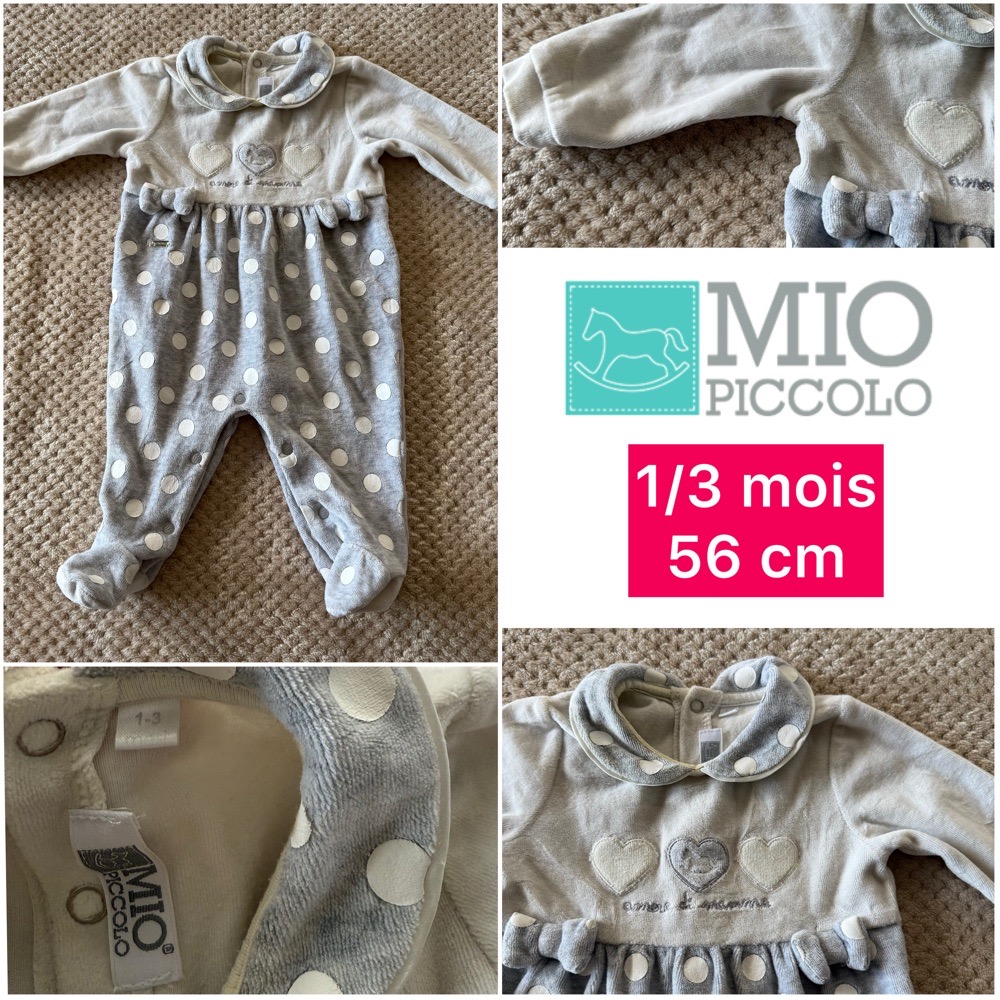 Grenouillère bébé fille