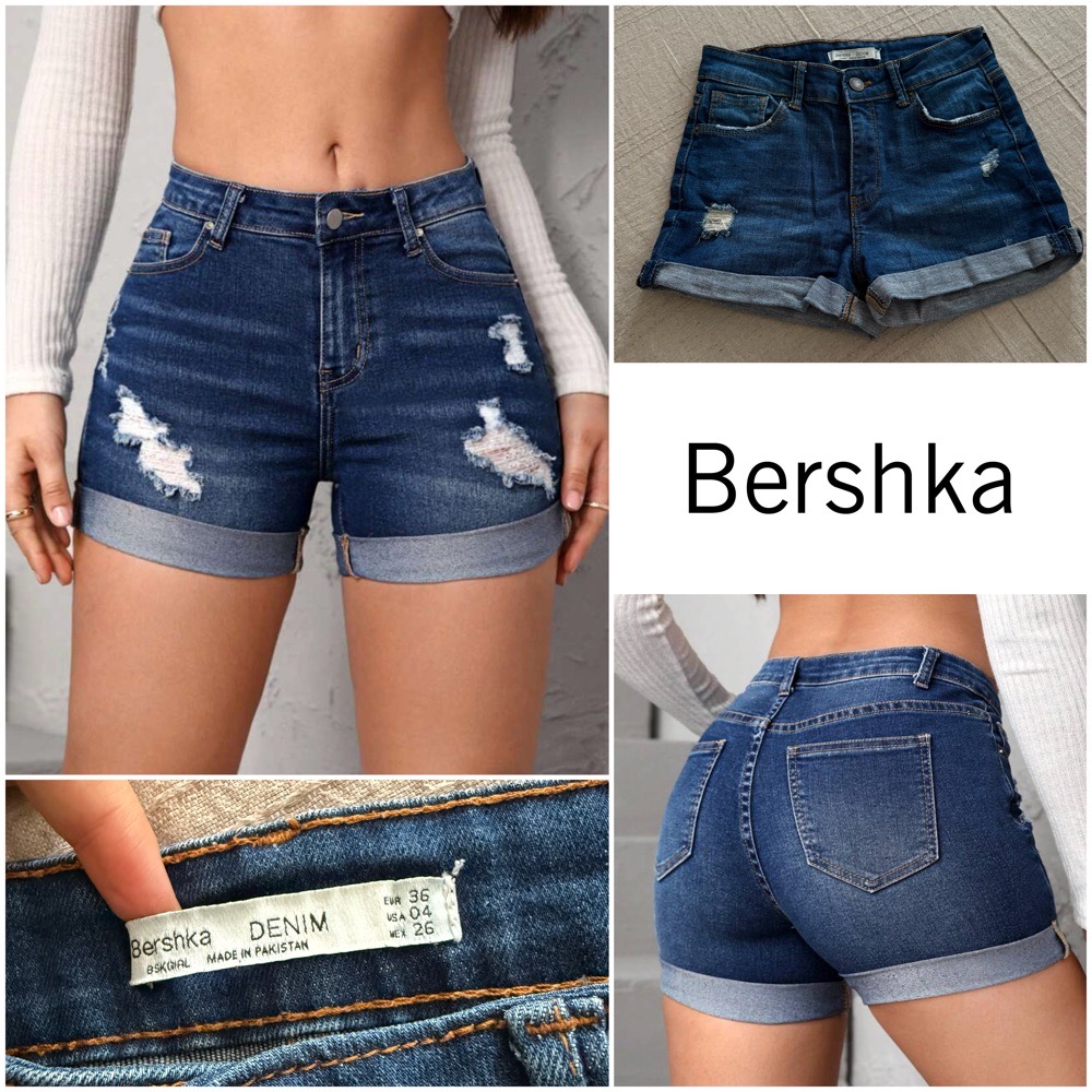 Short jean bershka taille s
