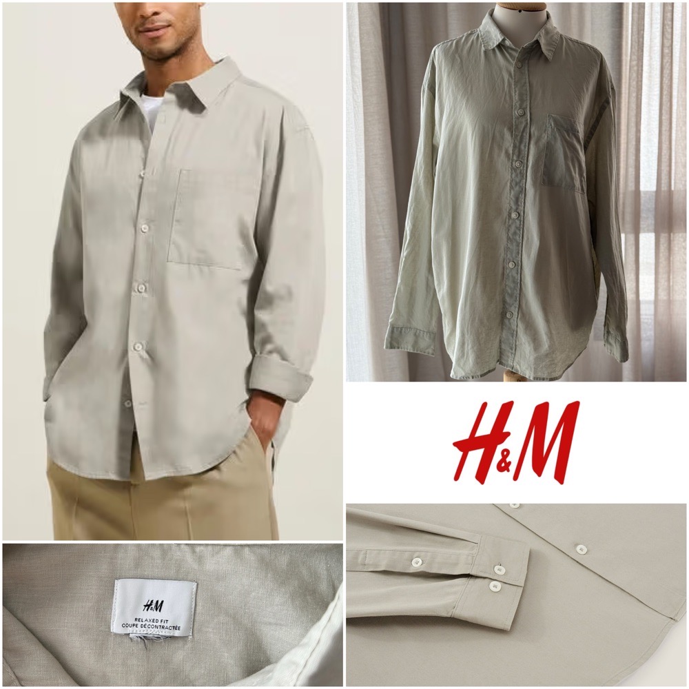 Chemise H&M taille L en lin