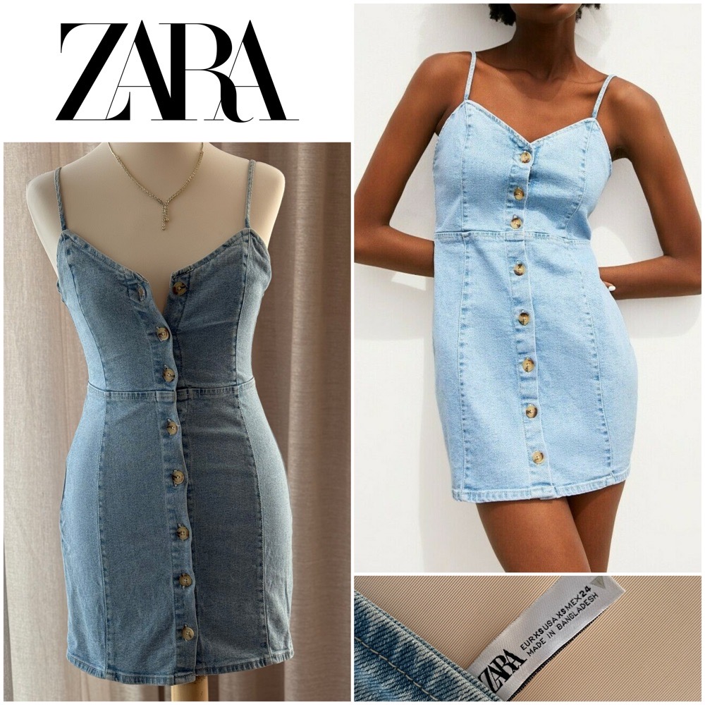 Robe jean zara XS