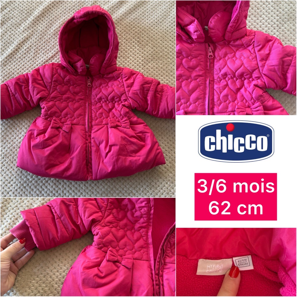 Manteau chicco bébé fille