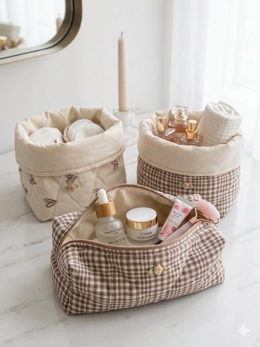 Lot trousse et deux rangement