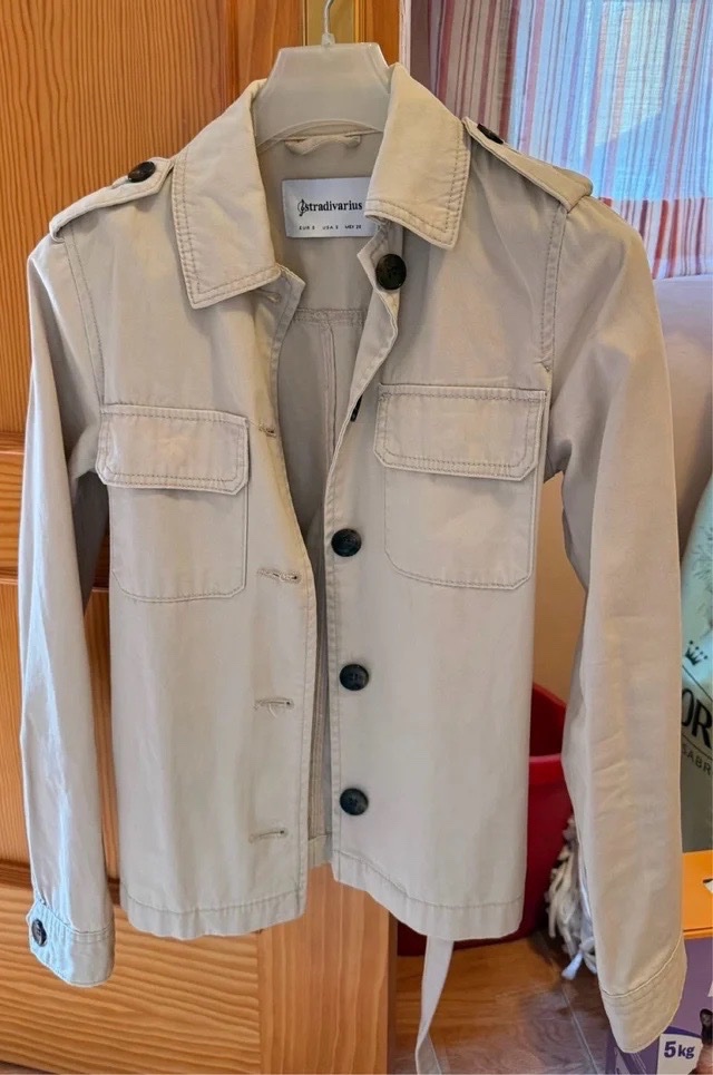Veste Beige Stradivarius