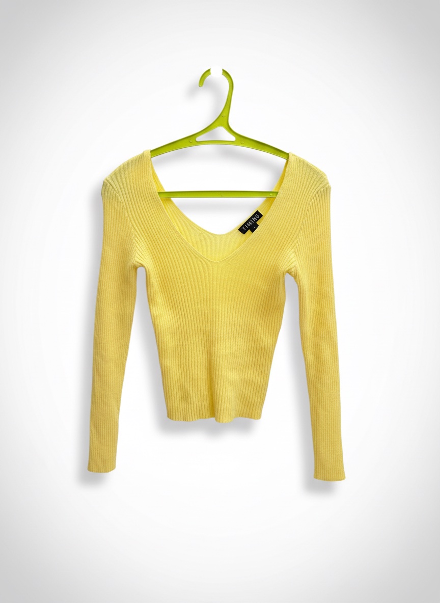 Pull jaune 