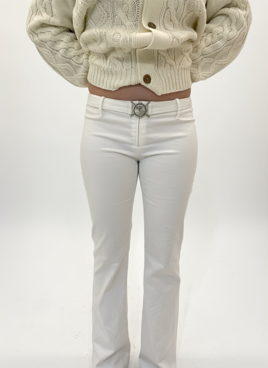 Pantalon blanc Versace authentique