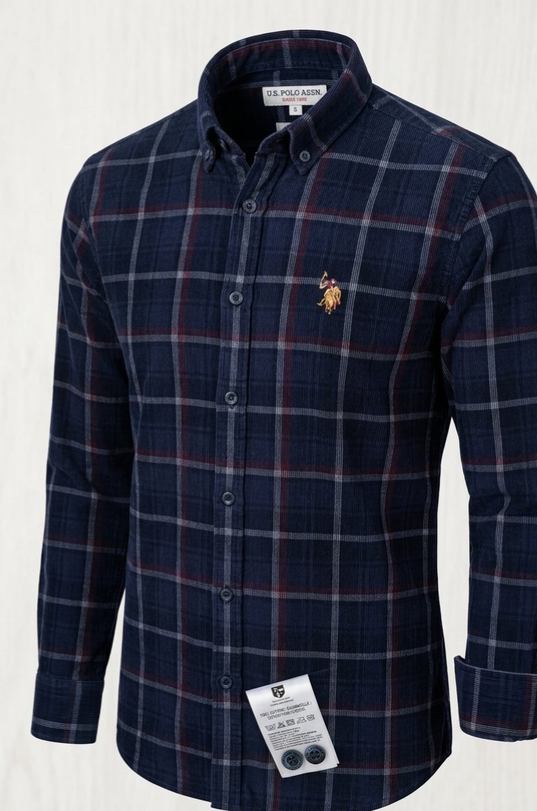 Chemise USPA pour homme en velours taille S etat 10/10
