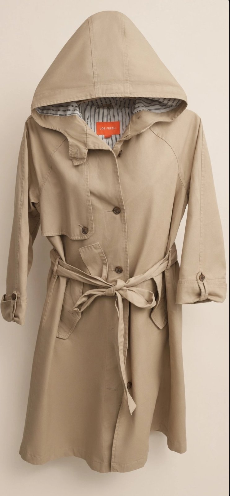 Craquez pour cet intemporel trench-coat JOE FRESH, la pièce indispensable de votre dressing mi-saison 🔥🔥