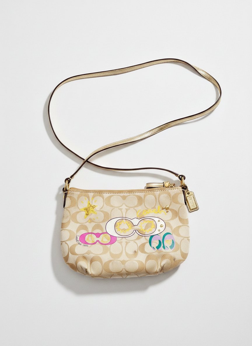 La plus belle bandoulière Coach vintage avec une touche doré glamour 🔥🔥