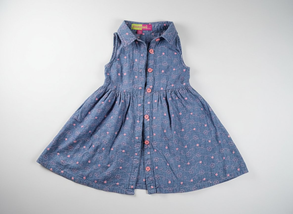 Robe jean fleurie 🌸🩷