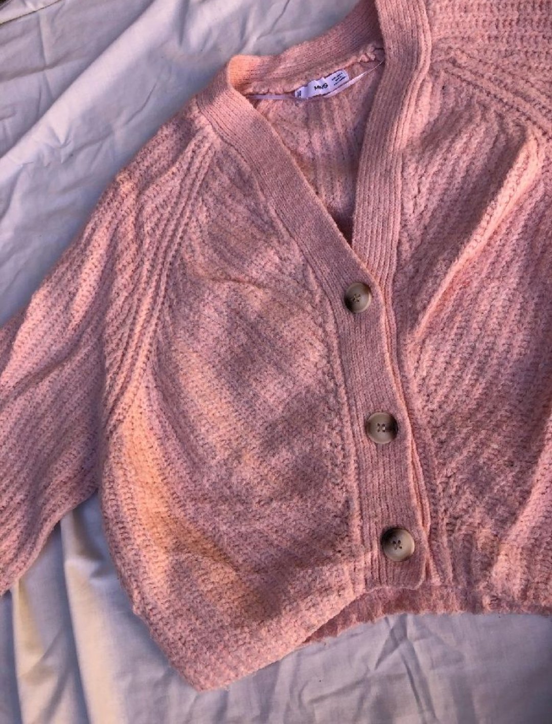 Cardigan mango rose
