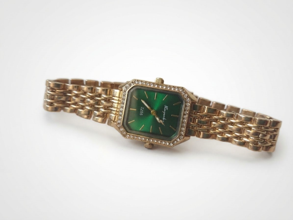 Montre SHEIN à fond vert