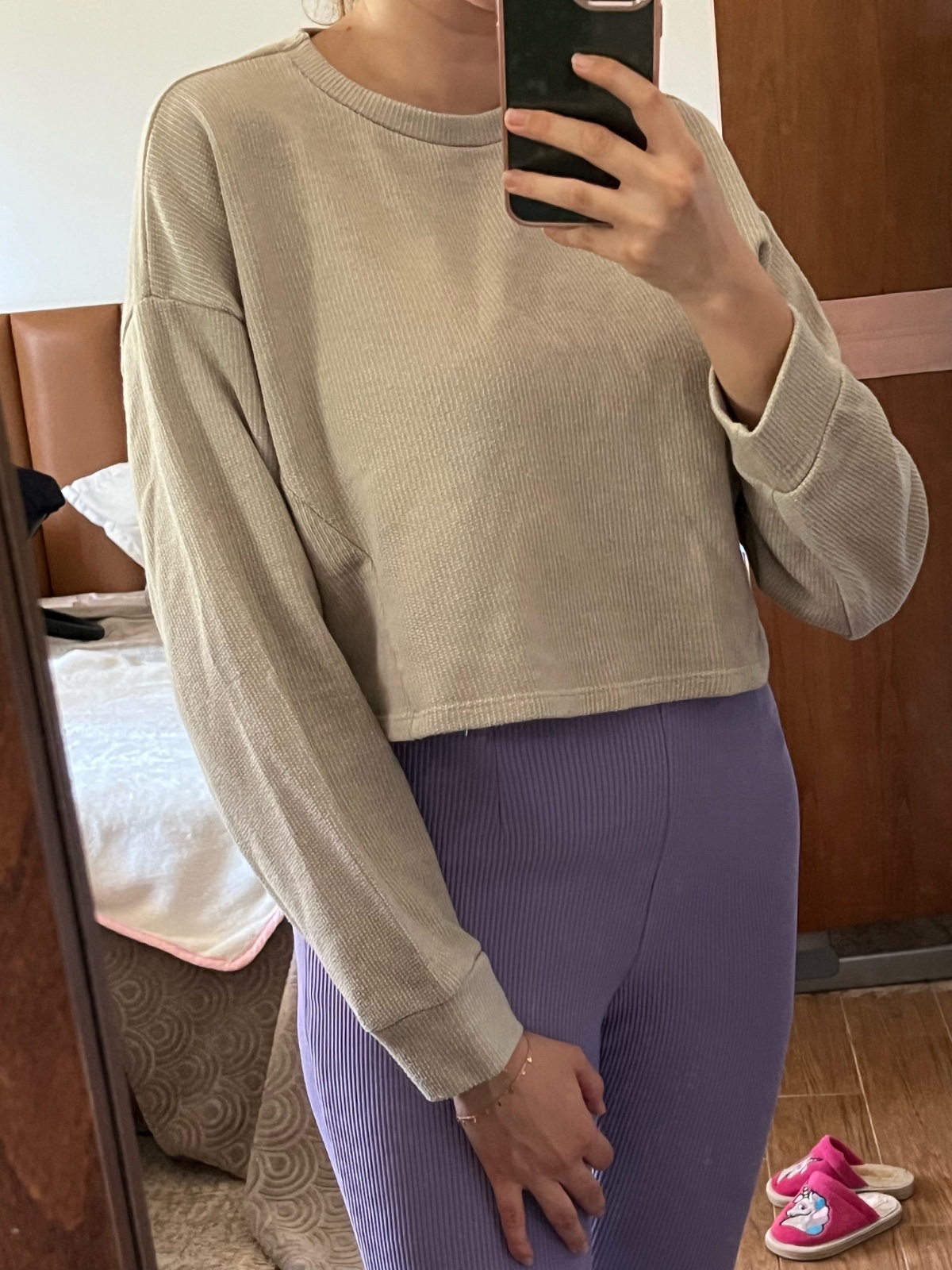 Pull en beige