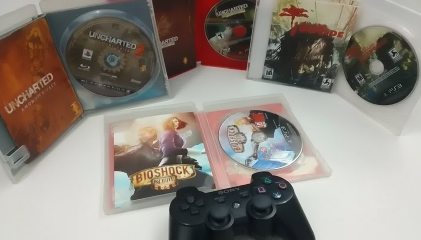 Ps3 games + Manette ps3 en très bon état 
