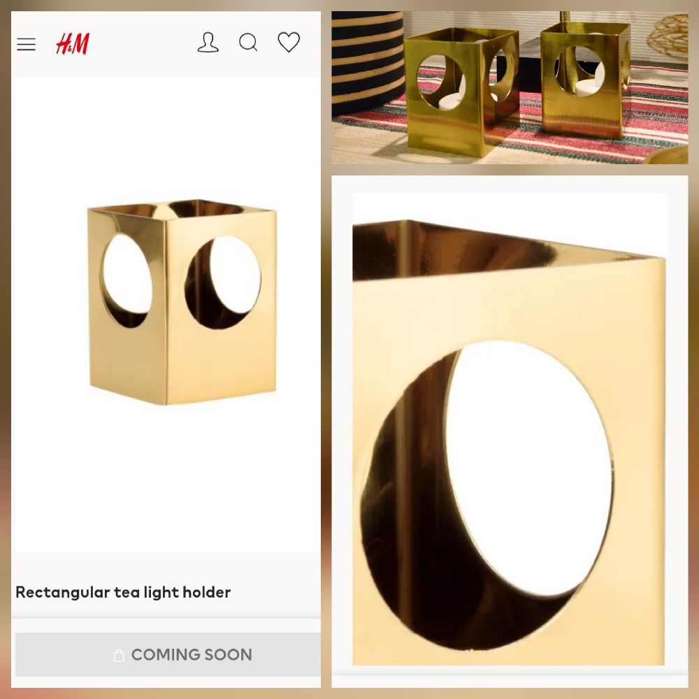 Porte bougie H&M