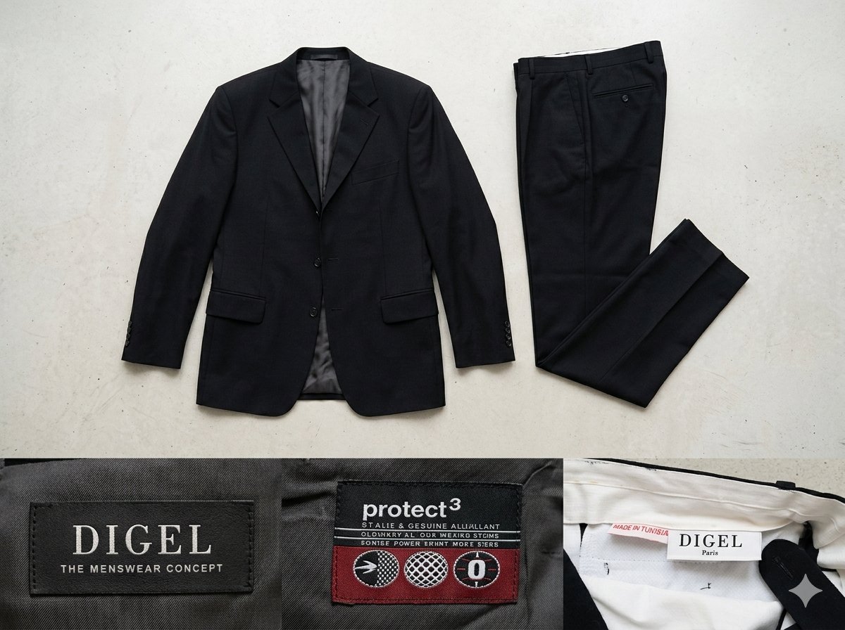 Ensemble Costume Chic : Veste DIGEL & Pantalon GUY LAROCHE