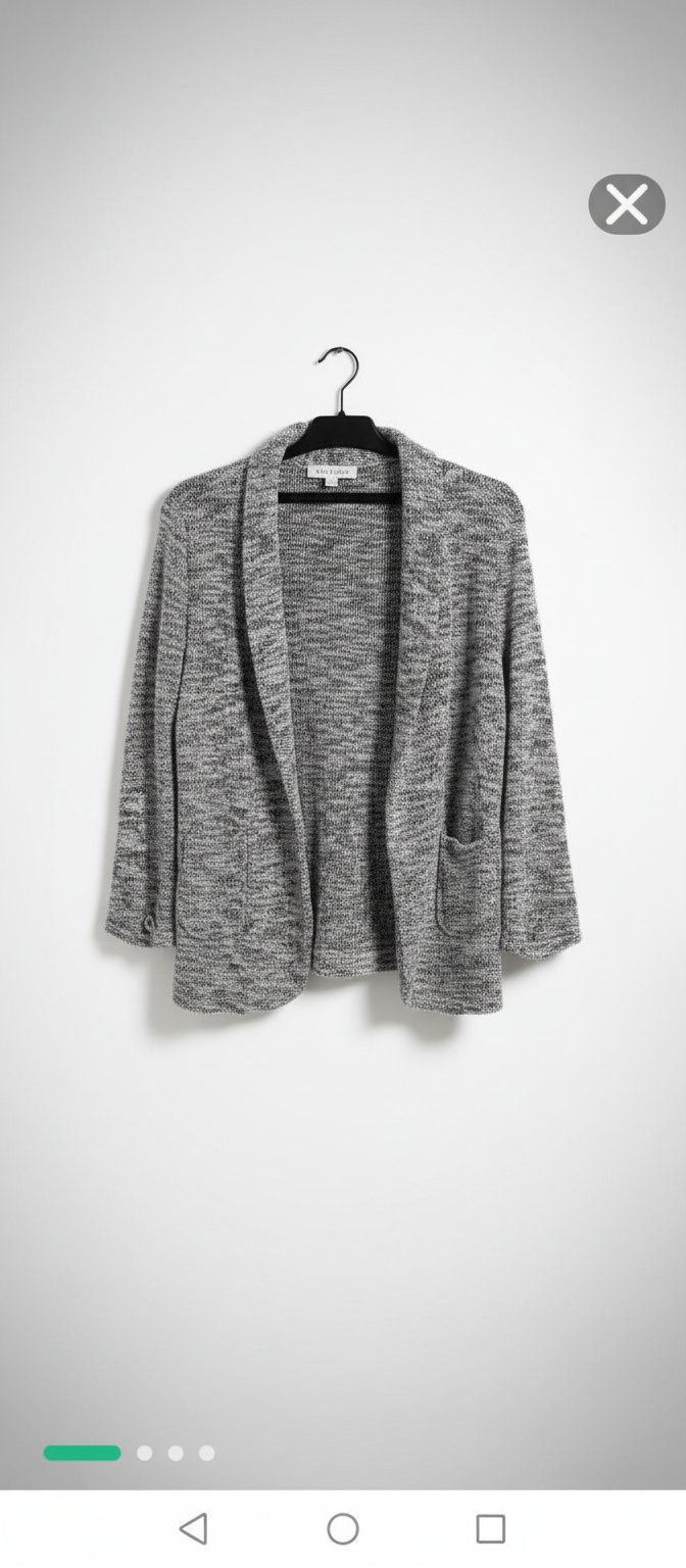 Gilet gris charbon