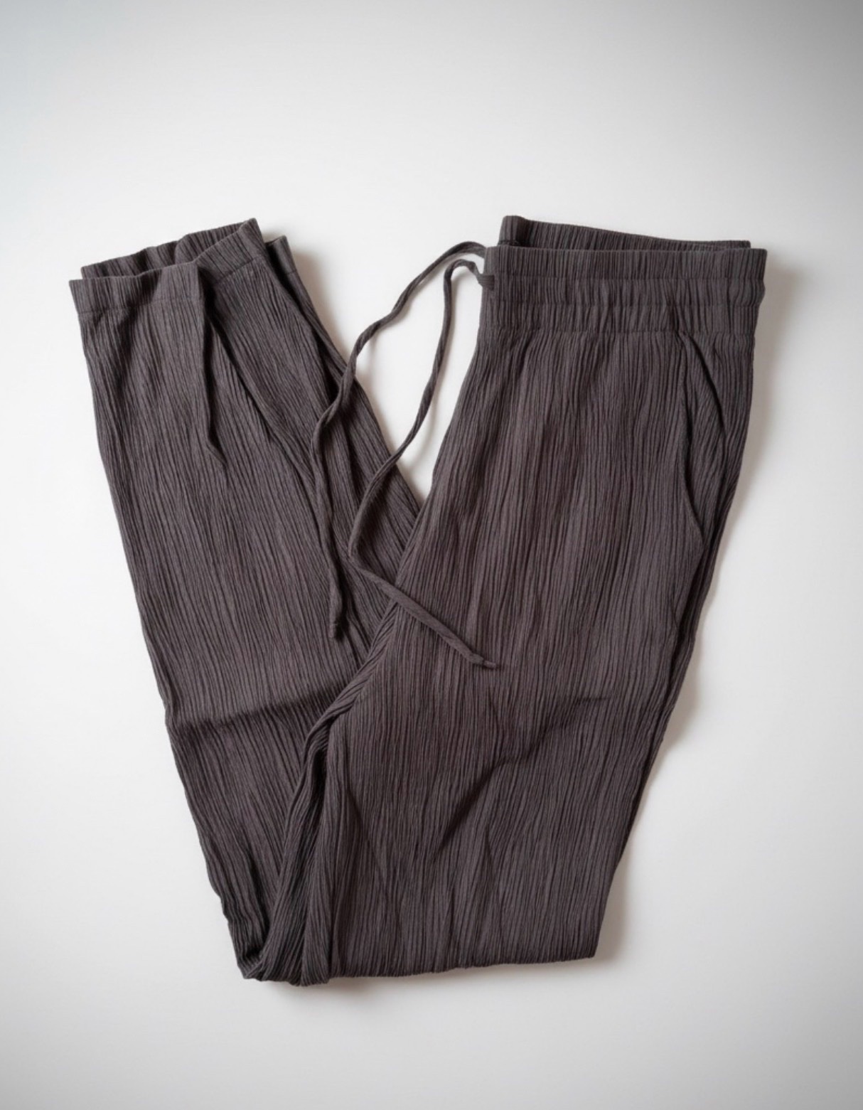 Pantalon plissé marron