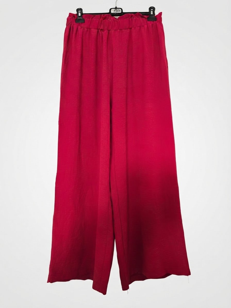 Pantalon Shein rouge carmen. 