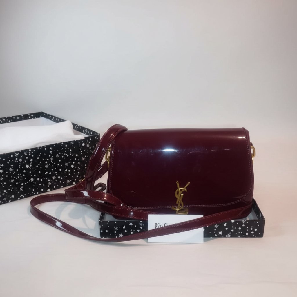 Sac Voltaire Mini En Cuir Verni