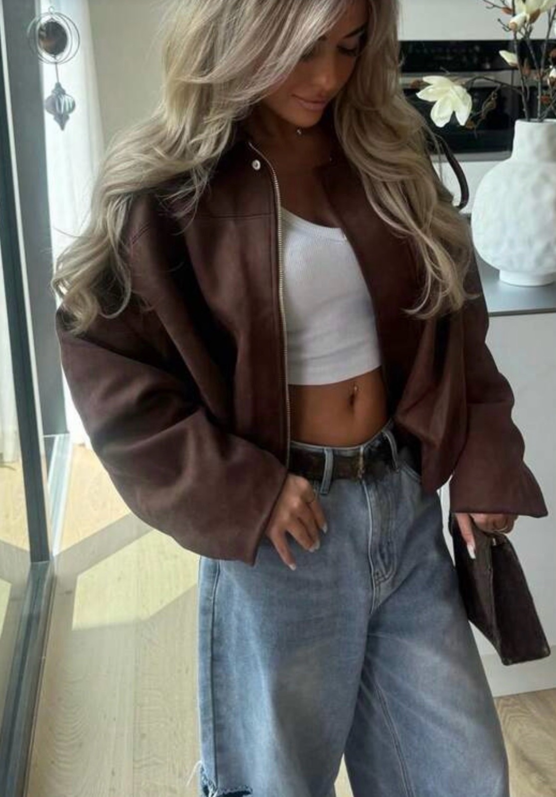 Brown Suede Jacket