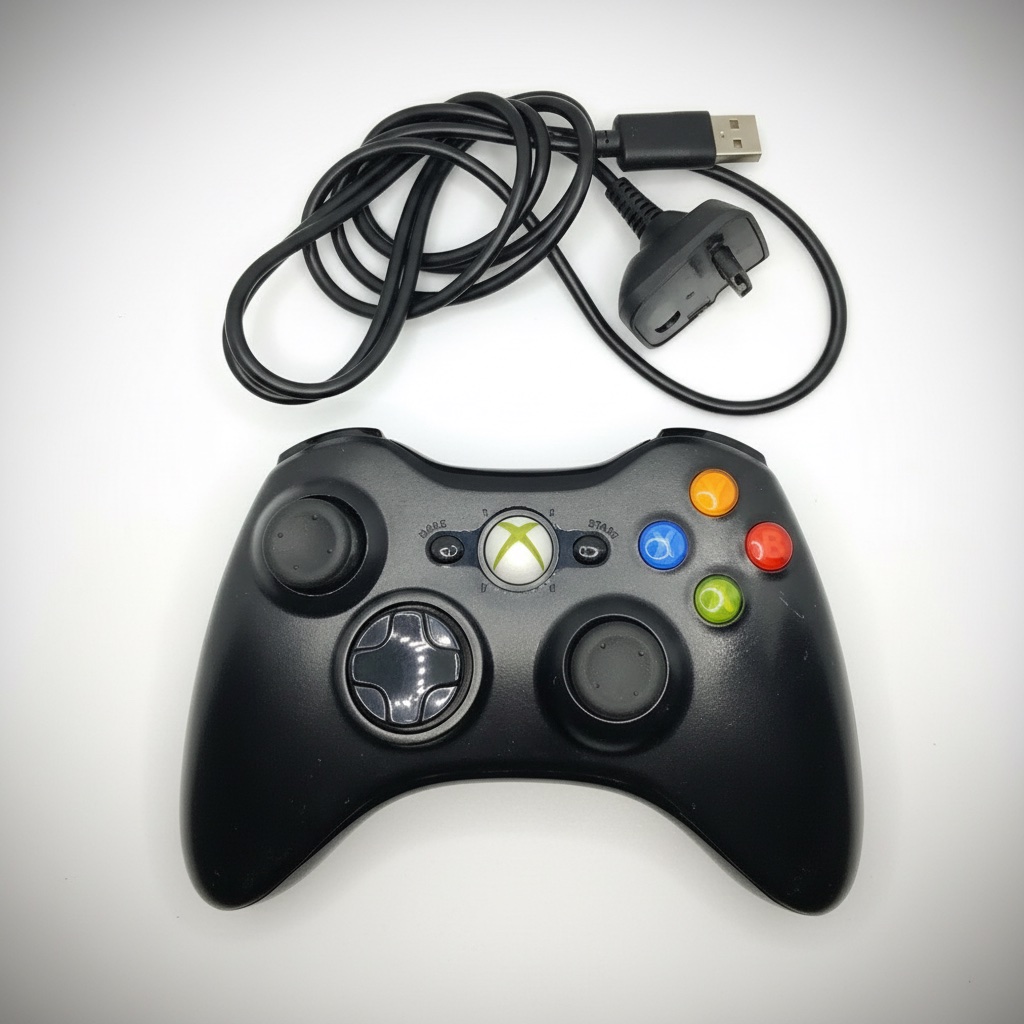Manette xbox 360 sans fil avec chargeur