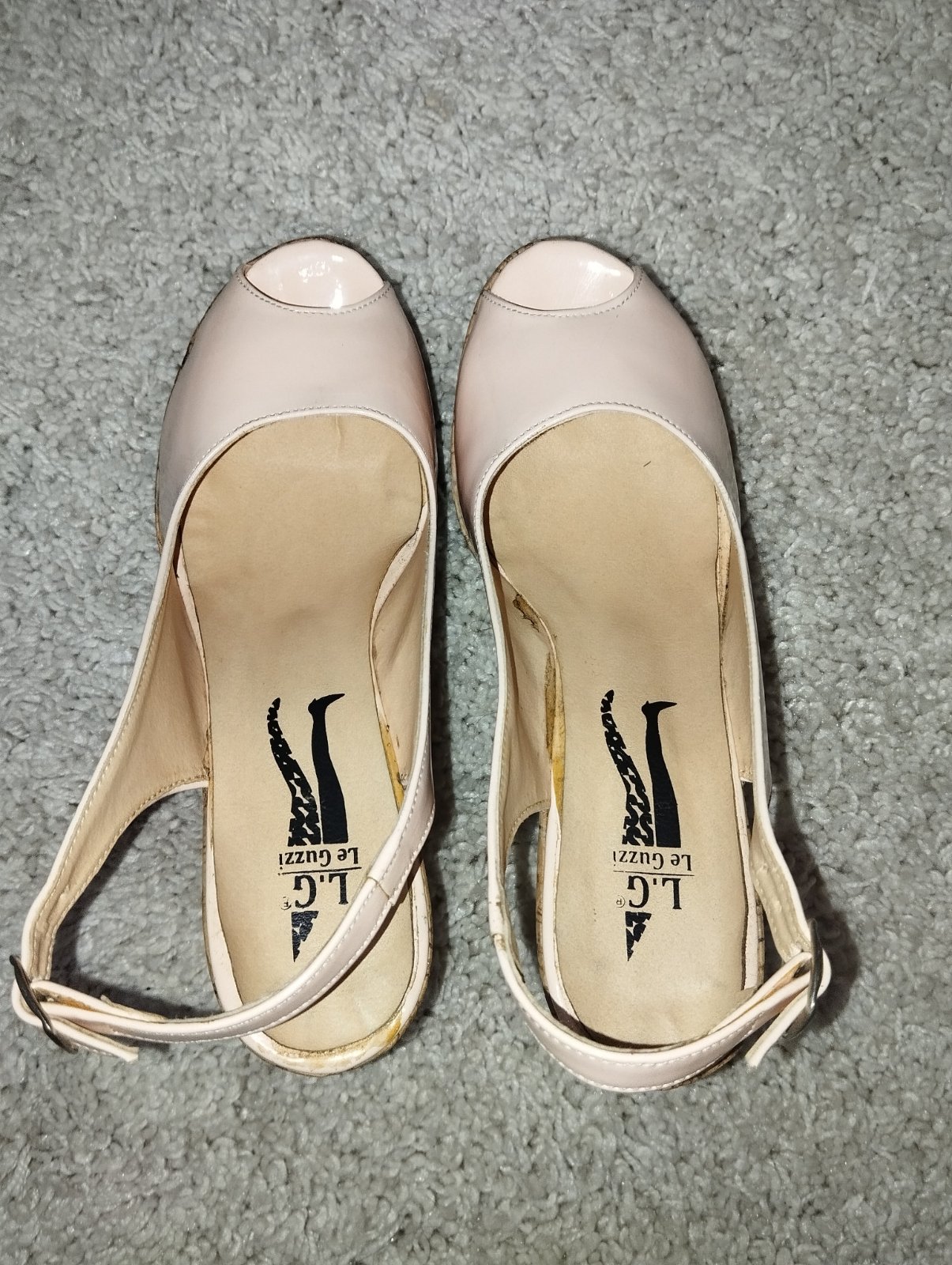 Sandales compensée rose bb