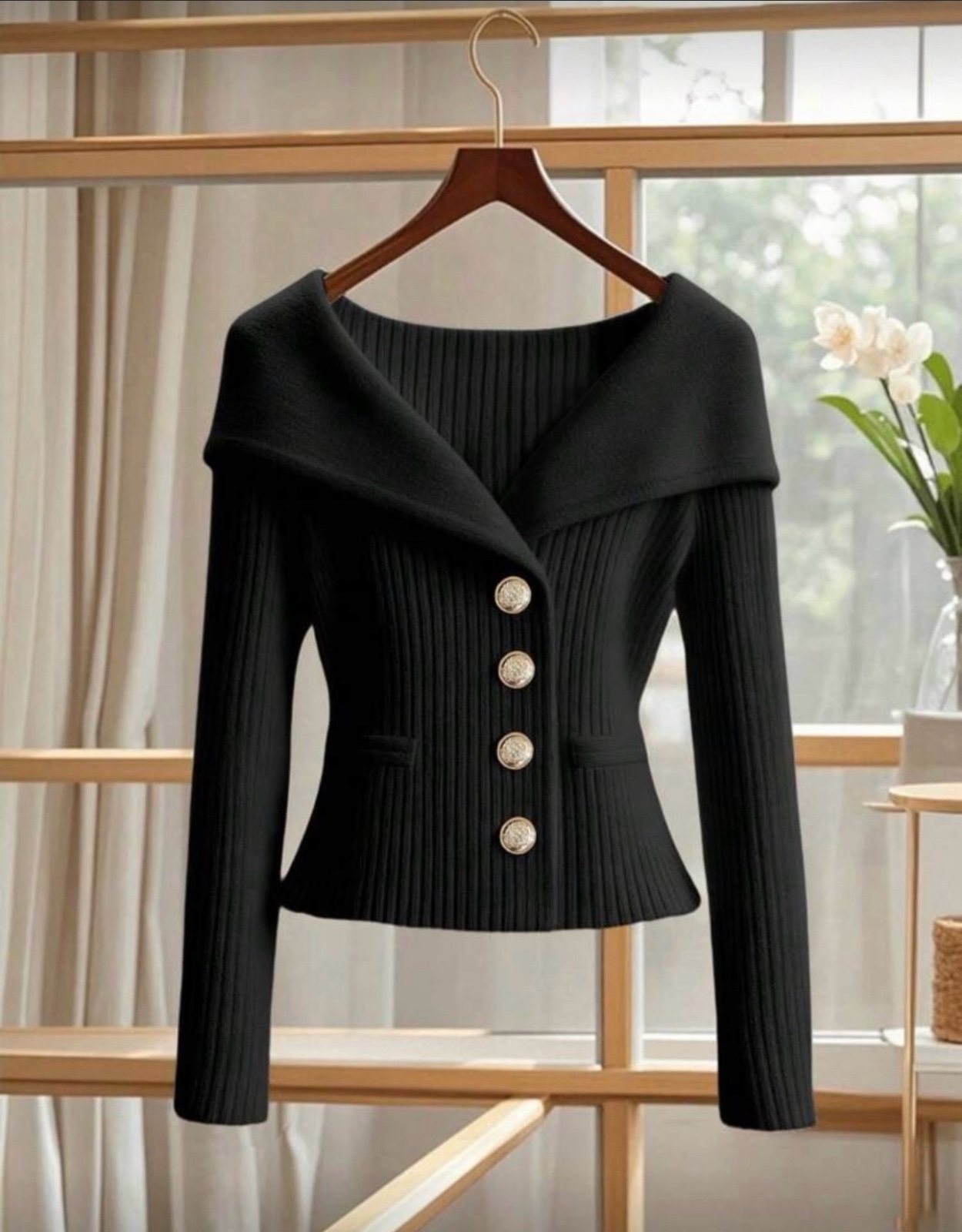 Cardigan Noir Intense (True Black).