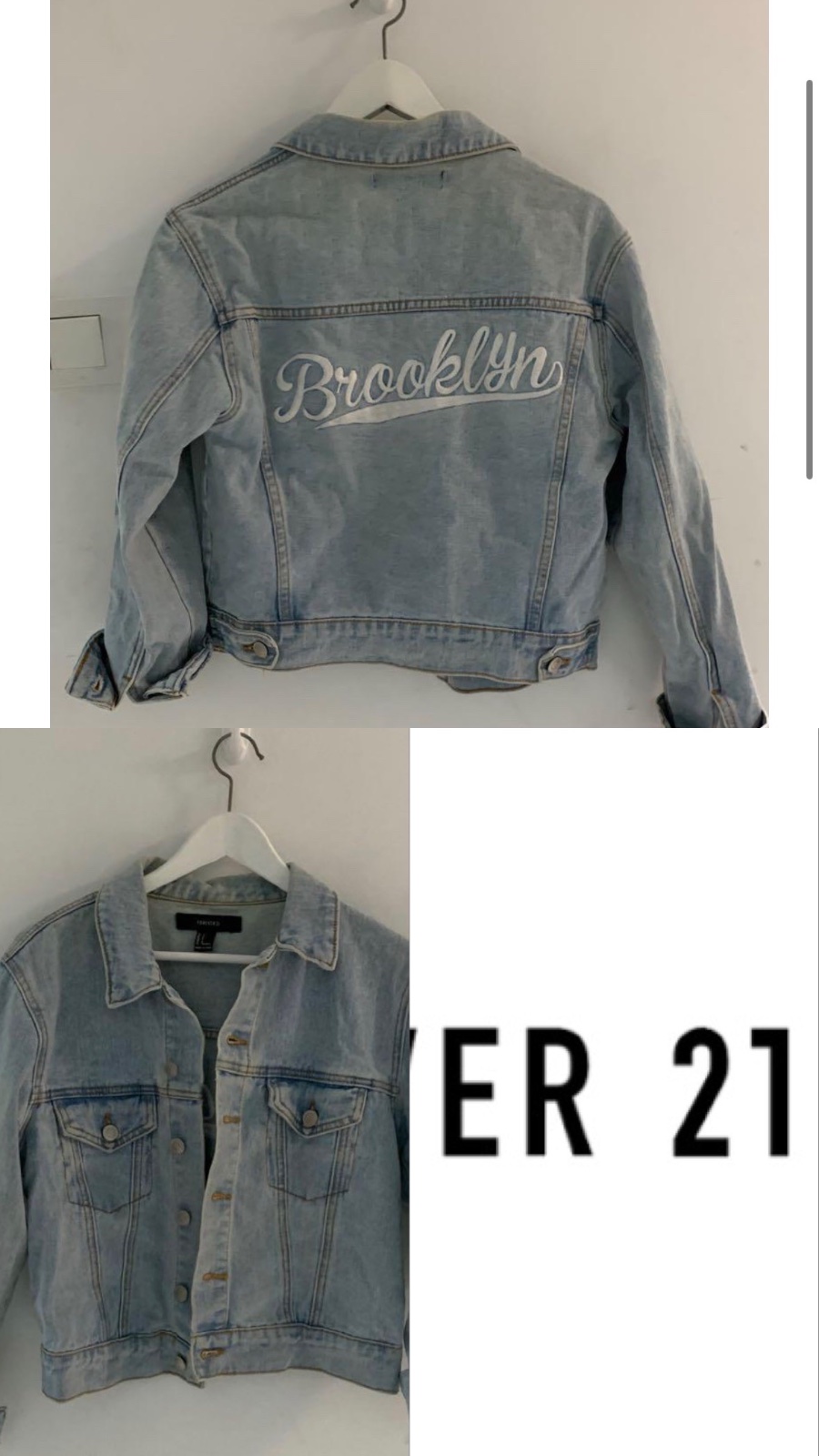 Forever 21 denim jacket pour femmes de taille M