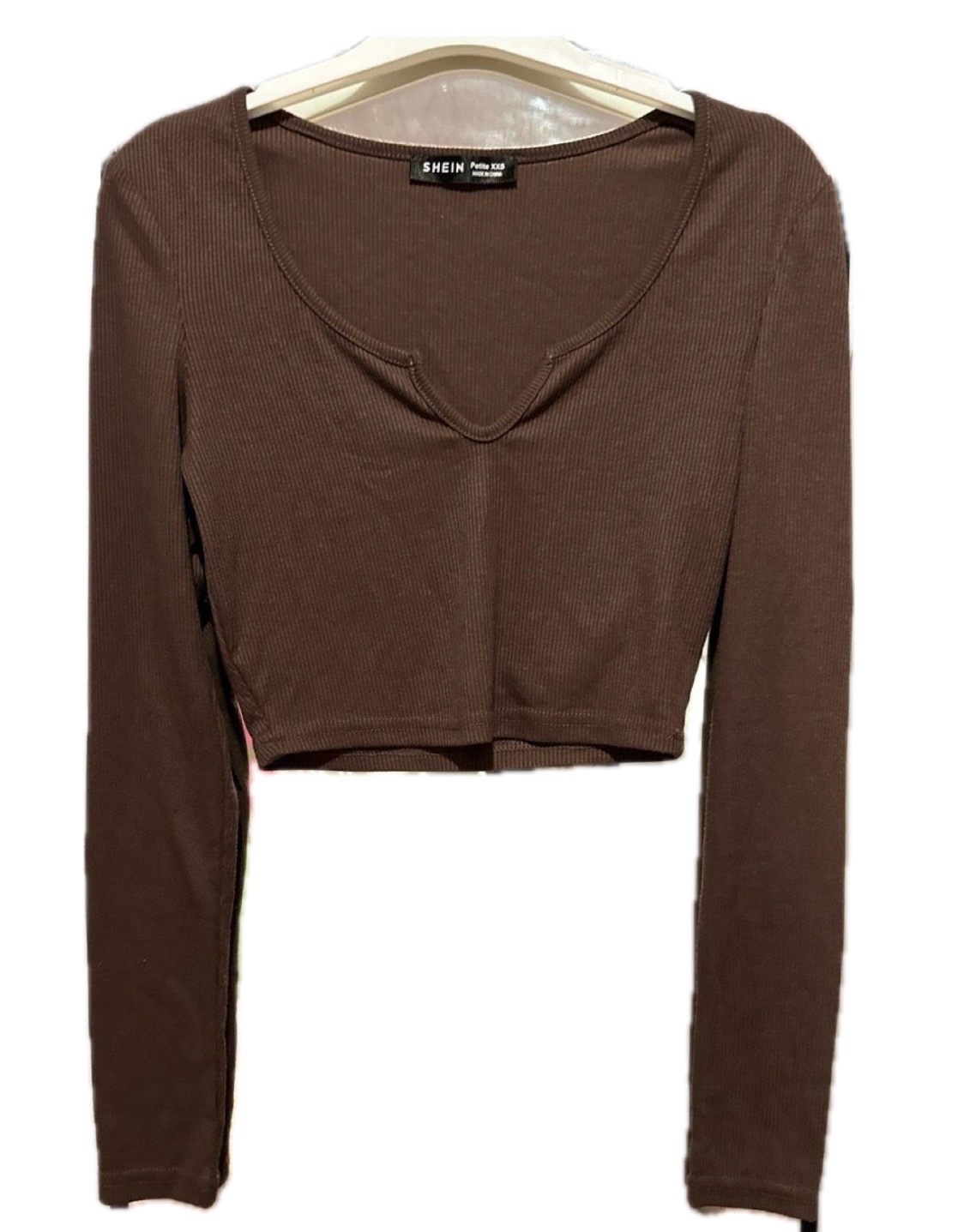 Top marron XS