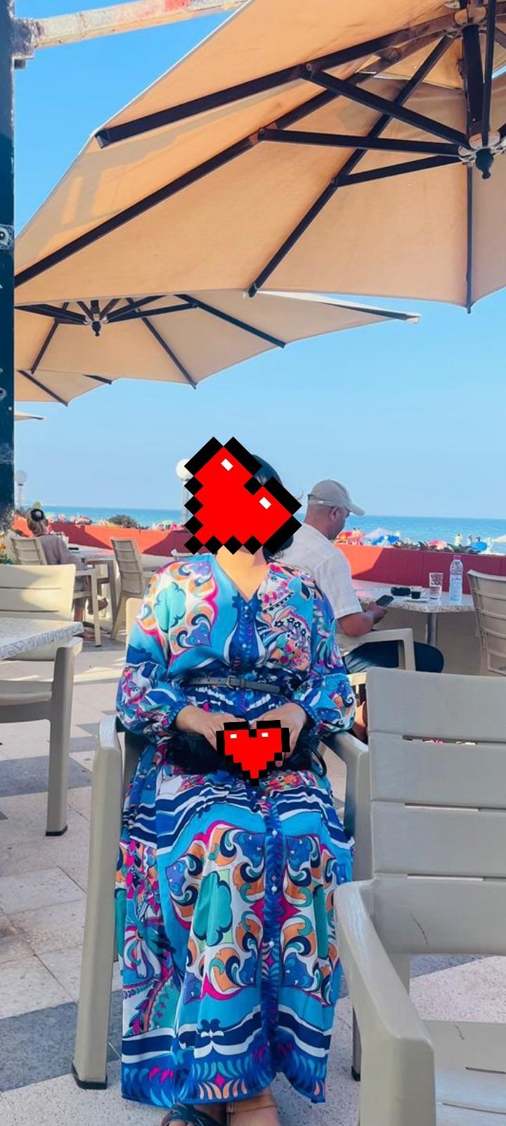 Robe bleu