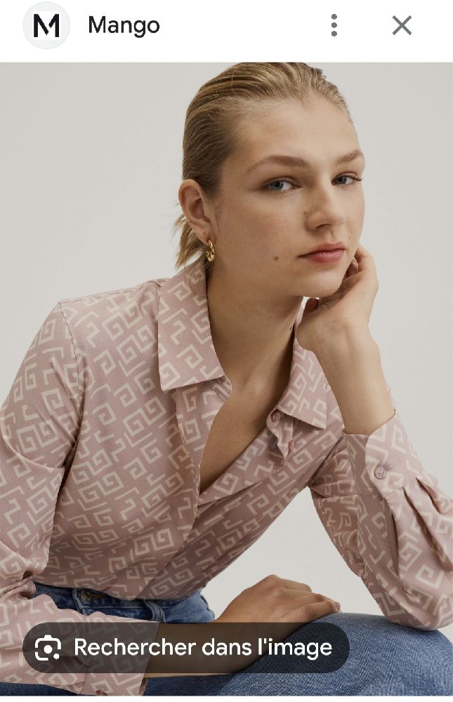 Chemise sublime avec tissu fluide couleur charmant 