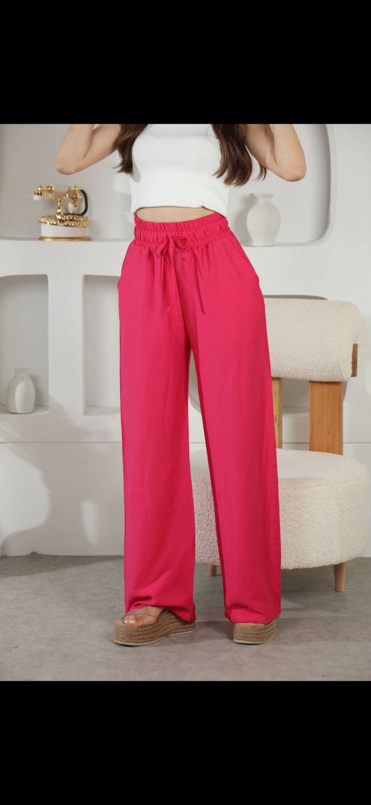 Pantalon lin