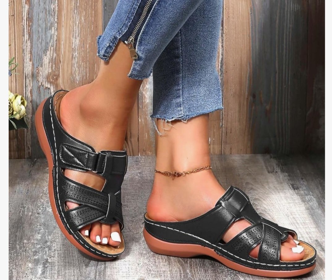 Mules orthopédique en cuir 